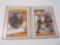 WALTER PAYTON CHICAGO BEARS SINGED AUTOGRAPH CARD LOT (2) COA