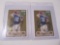 ELI MANNING GIANTS SINGED AUTOGRAPH CARD LOT (2) PAAS COA