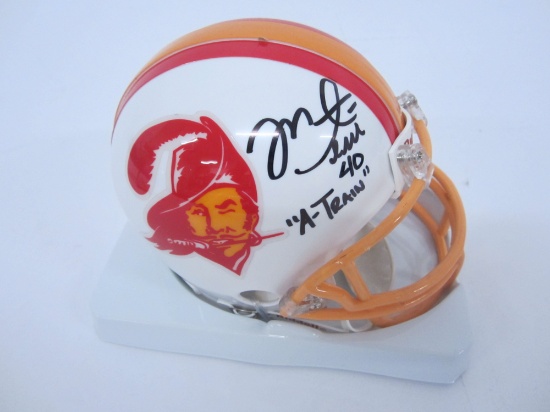 Mike Alstott Tampa Bay Buccaneers signed autographed Mini Helmet Certified Coa