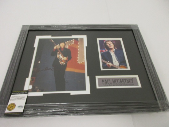 Paul McCartney Singer signed autographed Framed 8x10 Photo Certified Coa