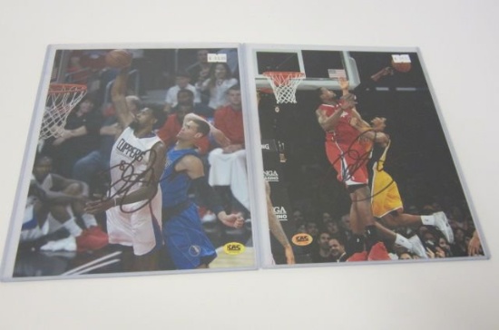 DeAndre Jordan, Los Angeles Clippers signed autographed Lot of 2 8x10 Photos CAS COA