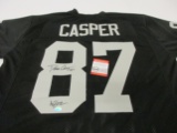 Dave Casper Oakland Raiders signed autographed jersey Certified Coa