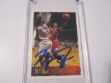 MICHAEL JORDAN CHICAGO BULLS SINGED AUTOGRAPH CARD COA