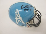 Earl Campell Houston Oilers signed autographed Mini Helmet Certified Coa