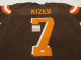 Deshone Kizer Cleveland Browns signed autographed jersey Certified Coa