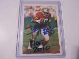 JERRY RICE 49ERS 1993 TOPPS GOLD SINGED AUTOGRAPH CARD GA HOLO