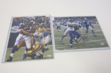 Adrian Peterson, Minnesota Vikings signed autographed Lot of 2 8x10 Photos Certified Coa