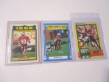 JERRY RICE 1000 YC 49ERS SINGED AUTOGRAPH CARD LOT (3) GA HOLO