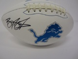 Barry Sanders Detroit Lions signed autographed football PAAS Coa