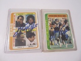 Walter Payton,Chicago Bears signed autographed Lot of 2 Sports Cards Certified Coa