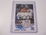 Derek Jeter, New York Yankees signed autographed Card Certified Coa