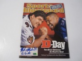 Michael Strahan, New York Giants signed autographed Magazine CAS COA