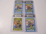 Eric Dickerson Los Angeles Rams signed autographed Lot of 4 Cards  CAS COA
