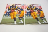 Eric Dickerson St. Louis Rams signed autographed lot of 2 11x14 photo CAS COA