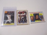 PETE ROSE CINCINNATI REDS SINGED AUTOGRAPH CARD LOT (3) GA PSAS COA