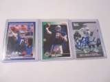 TROY AIKMAN DALLAS COWBOYS HOF SINGED AUTOGRAPH CARD LOT (3) COA