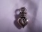 Queen Baby heart with crown pendant