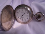 Hunting case pocket watch by Waltham