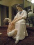 Mother and Child Porcelain Figurine by Royal Copenhagen