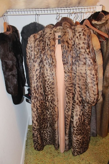 AUTHENTIC SPOTTED FUR COAT