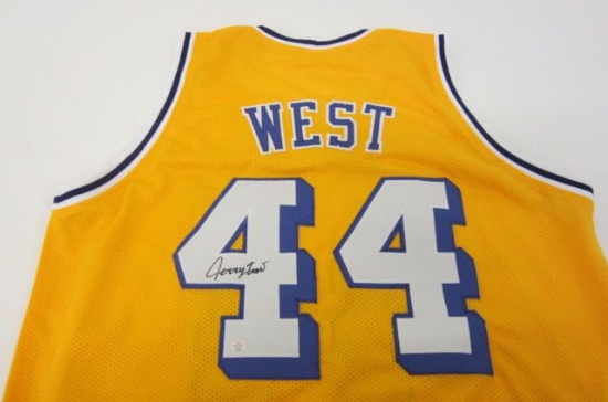 Jerry West Los Angeles Lakers signed autographed Jersey PAAS Coa