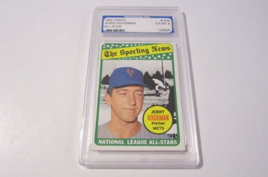 1969 Jerry Koosman New York Mets #434 Graded EX-MT 6