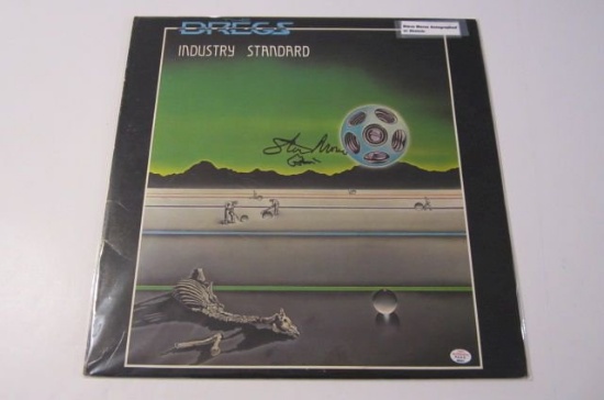 Steve Morse Dregs "Industry Standard" Hand Signed Autographed w Sketch Record Album Paas Certified.