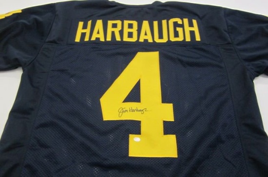 Jim Harbaugh Michigan Wolverines signed autographed Jersey PAAS Coa