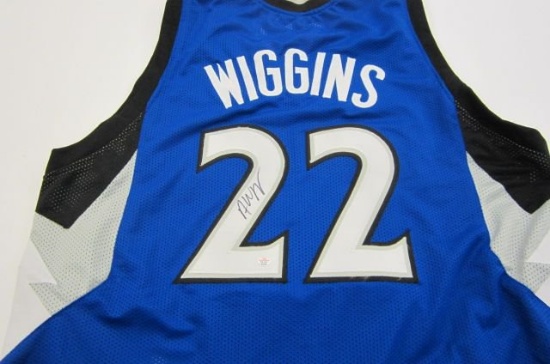 Andrew Wiggins Minnesota Timberwolves signed autographed Jersey PAAS Coa