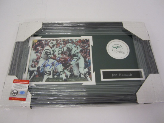 Joe Namath New York Jets signed autographed Framed 8x10 Photo Certified Coa