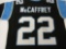 Christian McCaffrey Carolina Panthers signed autographed jersey PAAS Coa