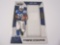 Joseph Addai, Indianapolis Colts Game Worn Jersey Card