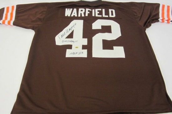 Paul Warfield, Cleveland Browns signed autographed Jersey PAAS Coa