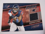 Jadeveon Clowney, Houston Texans piece of game worn jersey card.