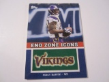 Percy Harvin, Minnesota Vikings Team End Zone Icons Patch card.