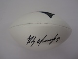 Rob Gronkowski, New England Patriots signed autographed Football PAAS Coa