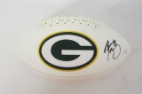 Aaron Rodgers, Green Bay Packers signed autographed Football  PAAS Coa