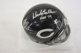 Dick Butkus, Mike Singletary, Brian Urlacher Chicago Bears signed autographed Mini Helmet PAAS Coa