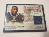 Jordan Todman, San Diego Chargers Game Worn Jersey Card 163/249