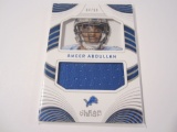 Ameer Abdullah, Detroit Lions  Game Worn Jersey Card