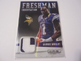 Jarius Wright, Minnesota Vikings Game Worn Jersey Card 21/49