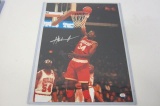 Hakeem Olajuwon, Houston Rockets signed autographed 11x14 Photo PAAS Coa