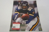 Cris Carter, Minnesota Vikings signed autographed 11x14 Photo CAS COA