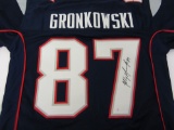 Rob Gronkowski New England Patriots signed autographed jersey PAAS Coa