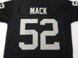 Khalil Mack Oakland Raiders signed autographed jersey PAAS Coa