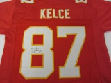 Travis Kelce Kansas City Chiefs signed autographed jersey PAAS Coa