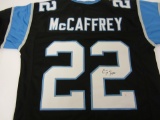 Christian McCaffrey Carolina Panthers signed autographed jersey PAAS Coa