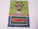 Jon Baldwin, Kansas City Chiefs Game Worn Jersey Card