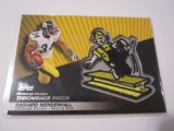 Rashard Mendenhall,Pittsburgh Steelers  Patch Card
