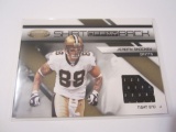 Jeremy Shockey, New Orleans Saints, Game Worn Jersey Card 044/250